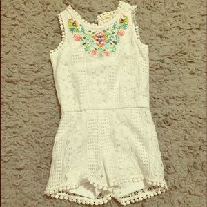 Lace romper